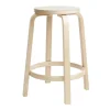 64 Barhocker Gestell klar lackiert 65cm