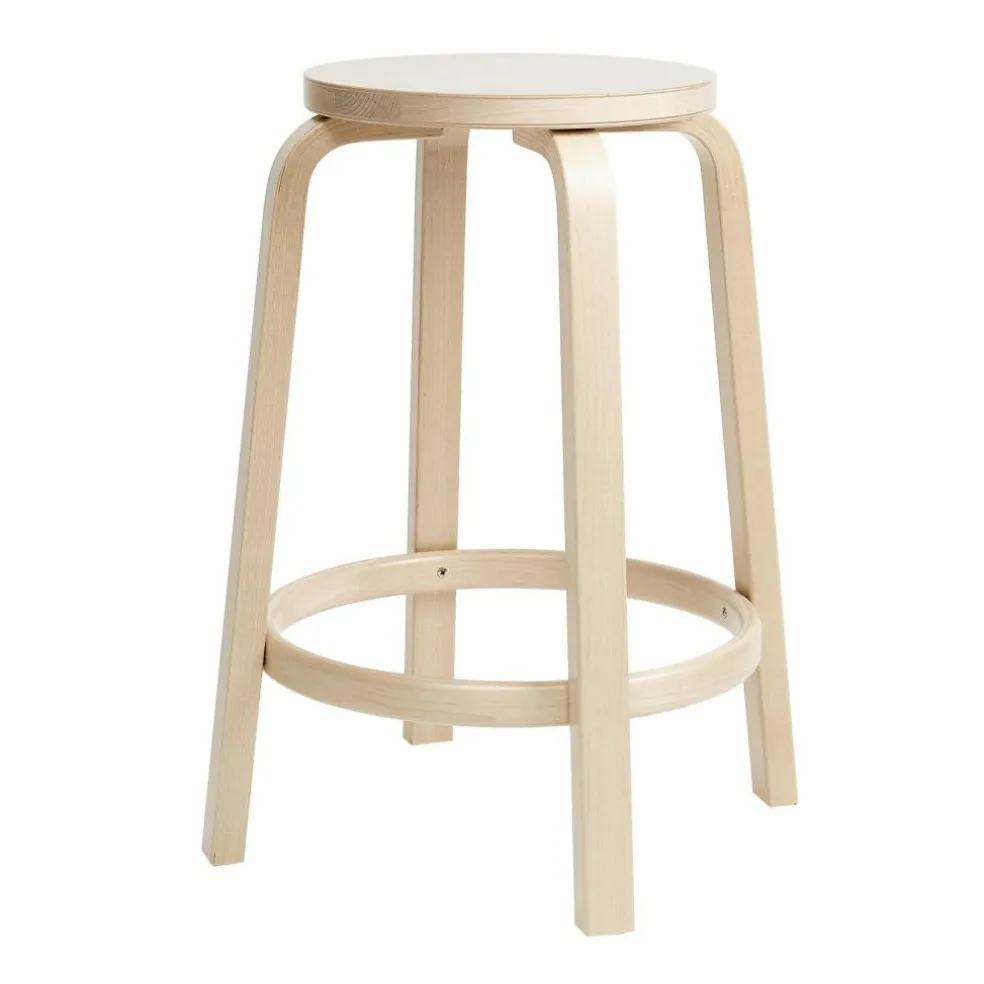 64 Barhocker Gestell klar lackiert 65cm