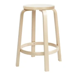 64 Barhocker Gestell klar lackiert 65cm