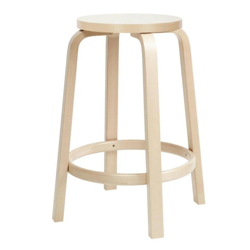 64 Barhocker Gestell klar lackiert 65cm