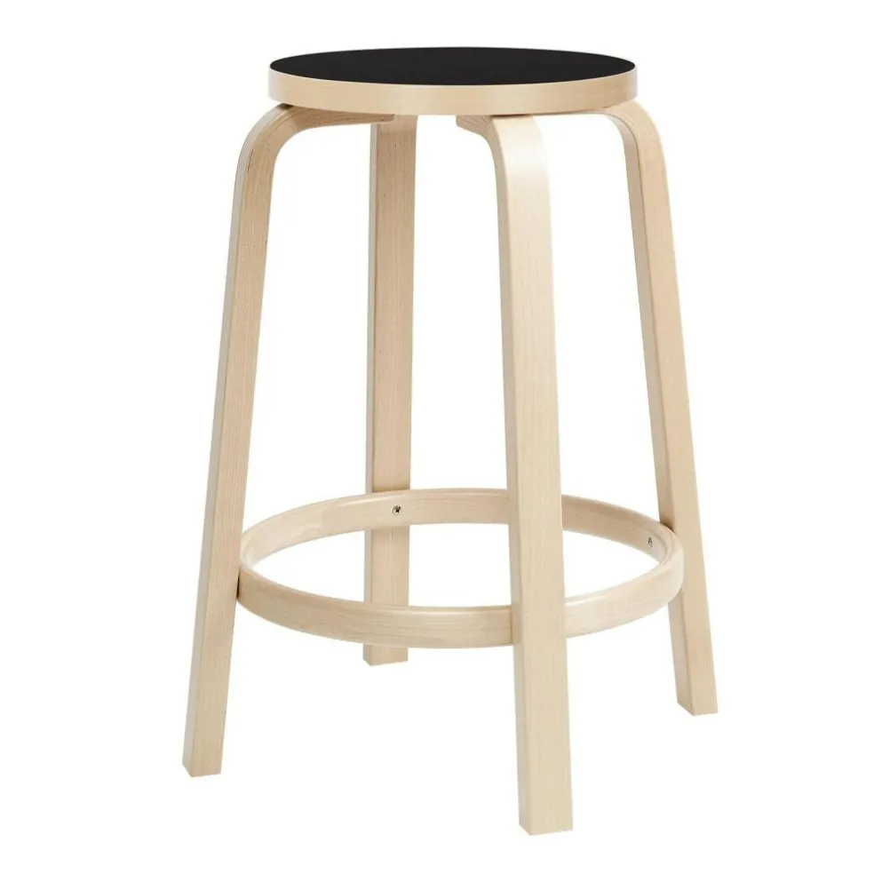 64 Barhocker Gestell klar lackiert 65cm