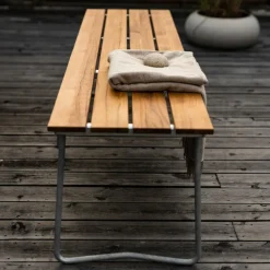 9 Gartenbank klappbar 170x40cm Teak