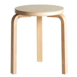 60 Hocker Gestell klar lackiert