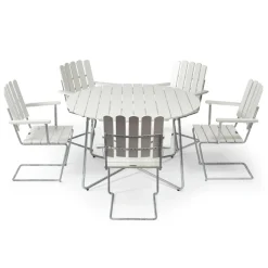 9A 120 Gartenesstisch Ø120cm Eiche