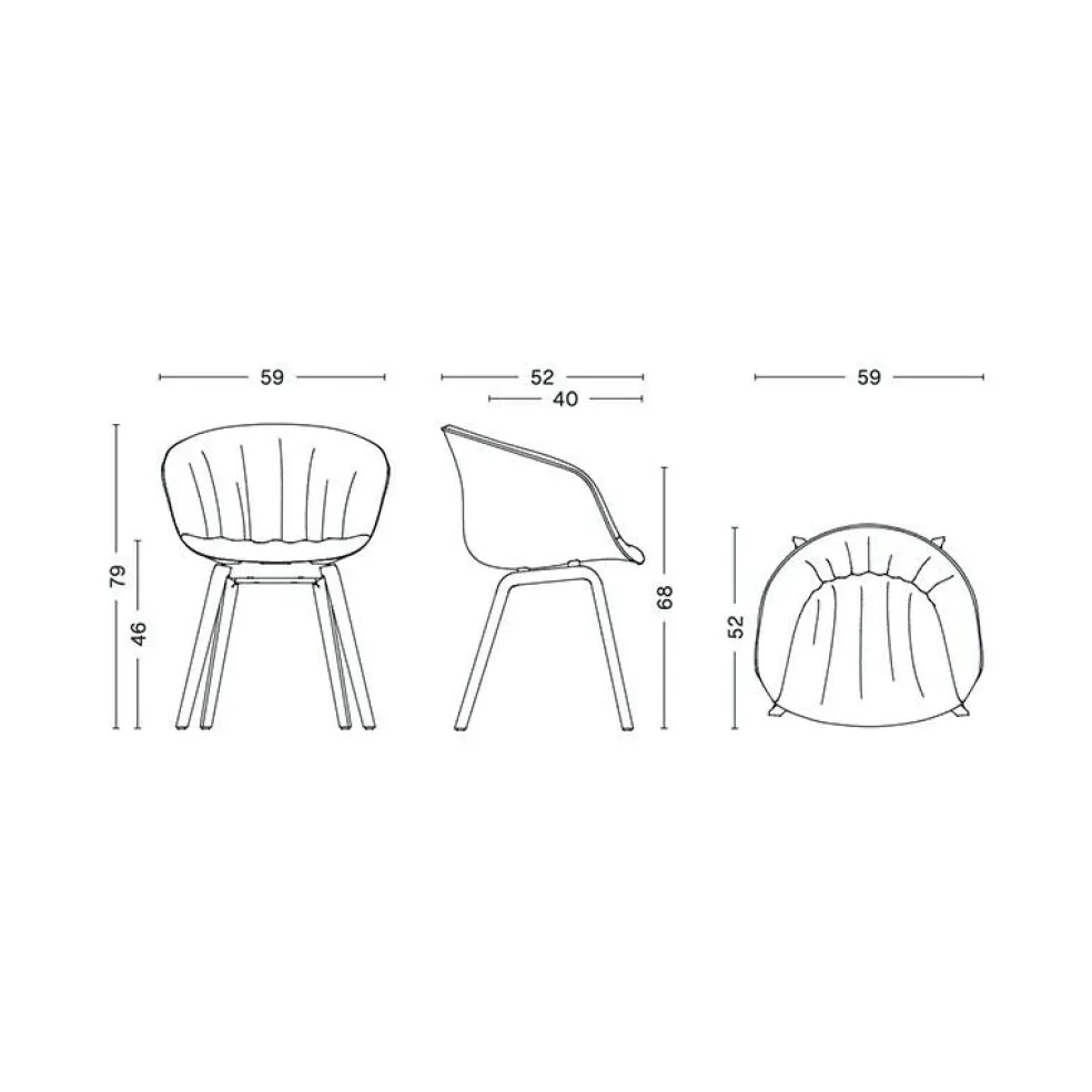 About a Chair AAC 23 Soft Armlehnstuhl