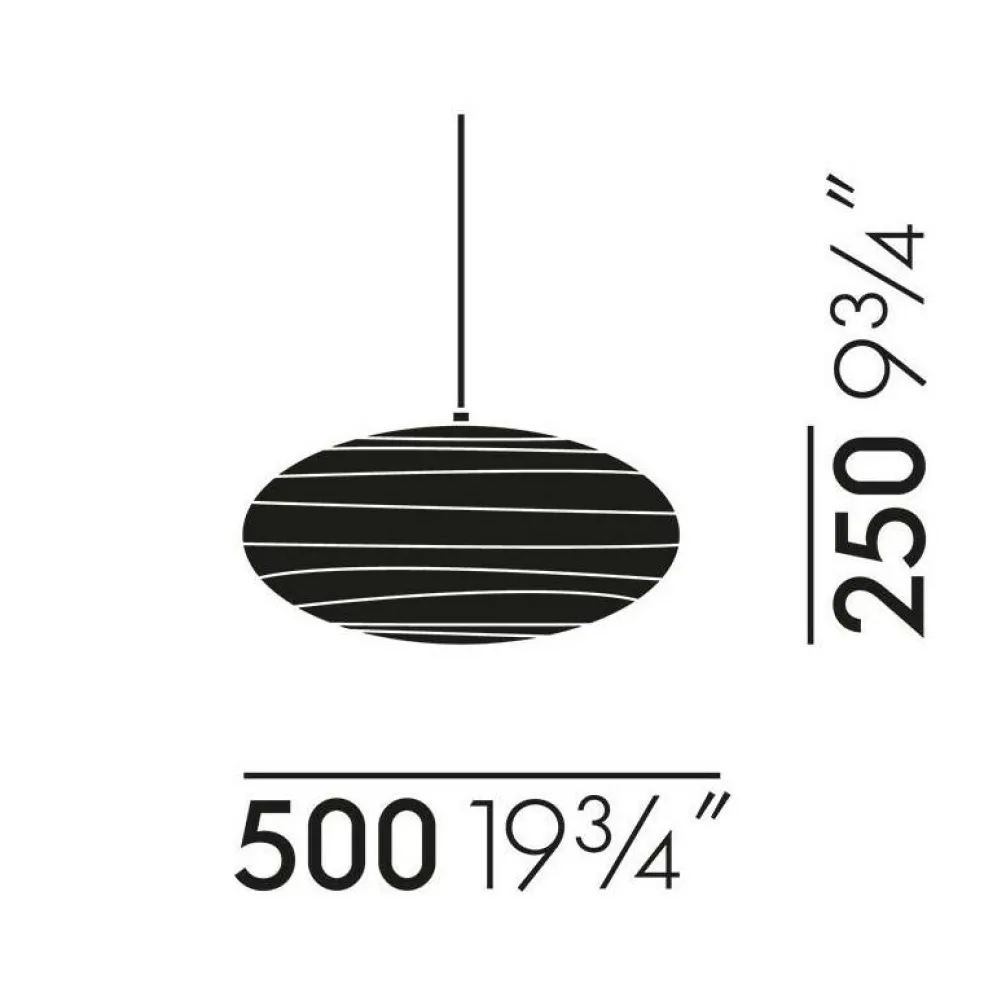 Akari EN Pendelleuchte oval