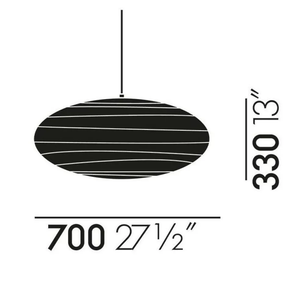 Akari EN Pendelleuchte oval