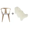Aktionsset In Between SK2 Stuhl gepolstert + Fell