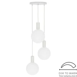 Alumina Triple Pendant with Sphere V Pendelleuchte