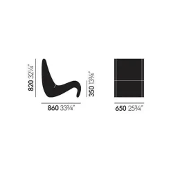 Amoebe Lounge-Sessel