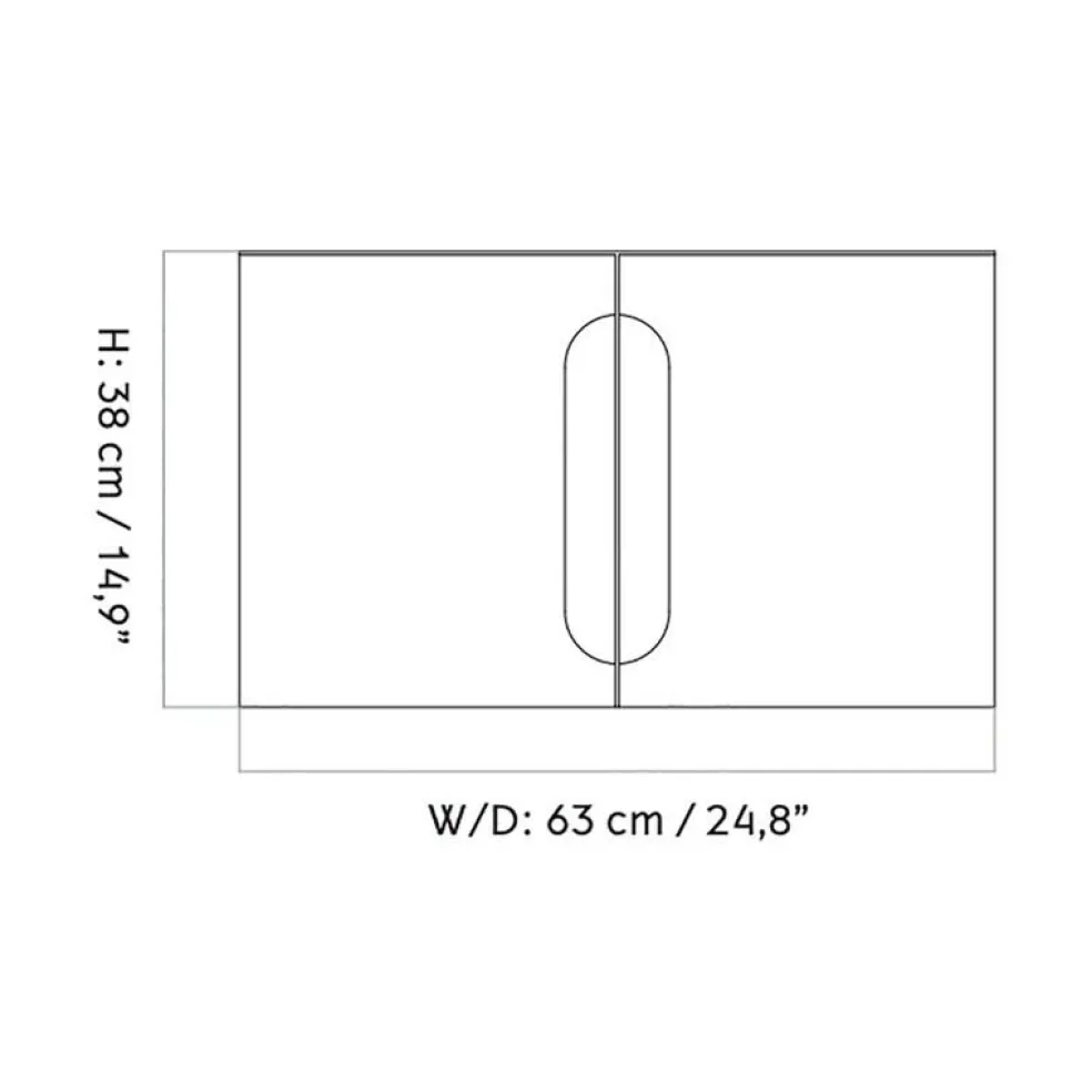 Androgyne Beistelltisch Stahl Ø 63cm