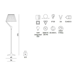Angelo Stone LED Stehleuchte