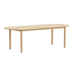 Annex Esstisch länglich 220x95cm Gestell Eiche