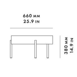 Arc Couchtisch Ø 66cm