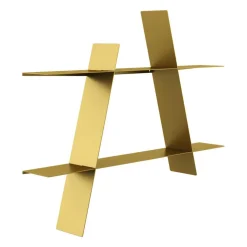 A-Shelf Wandregal Messing