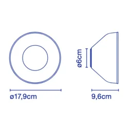 Aura LED Wandleuchte