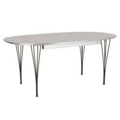 B619 Super-elliptischer Tisch Laminat ausziehbar