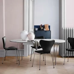 B619 Super-elliptischer Tisch Laminat ausziehbar