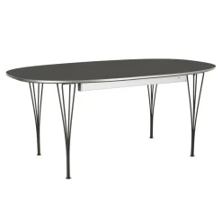 B619 Super-elliptischer Tisch Laminat ausziehbar