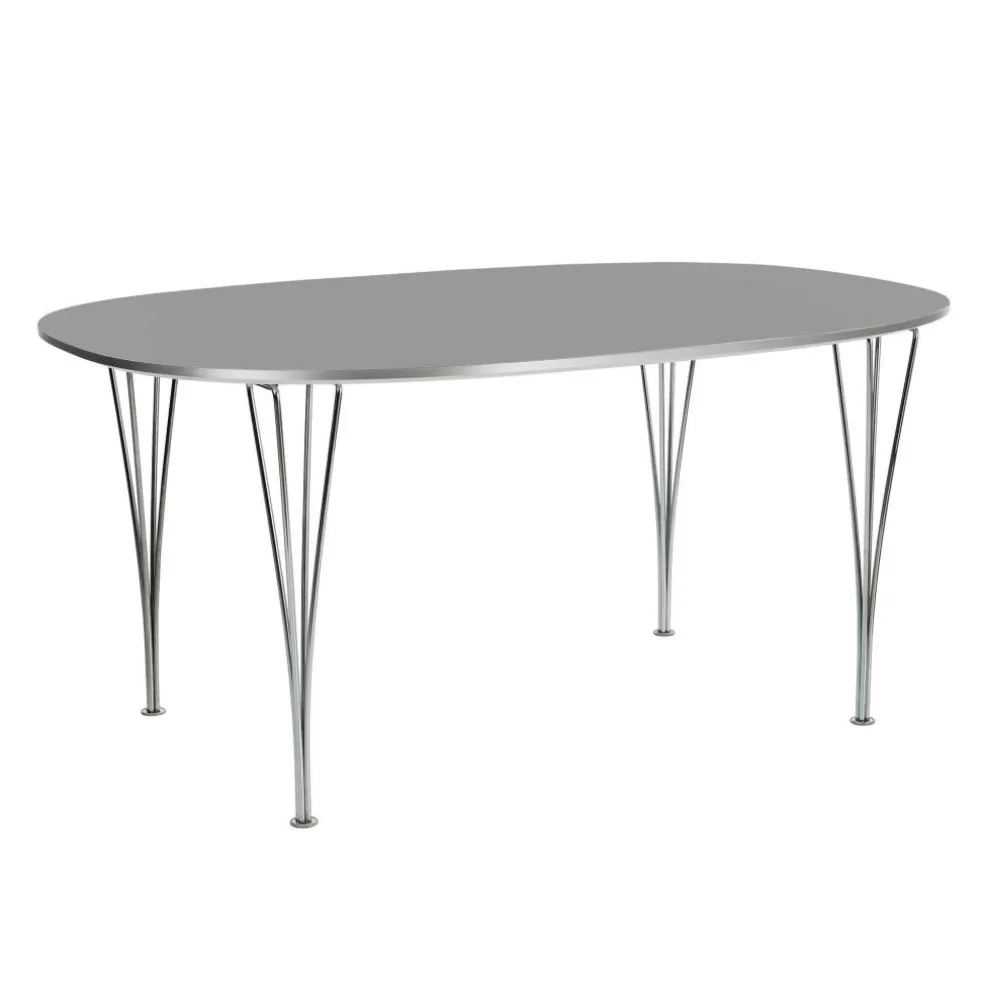 B612 Super-elliptischer Tisch Laminat 150x100x72cm