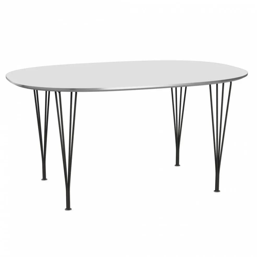 B612 Super-elliptischer Tisch Laminat 150x100x72cm