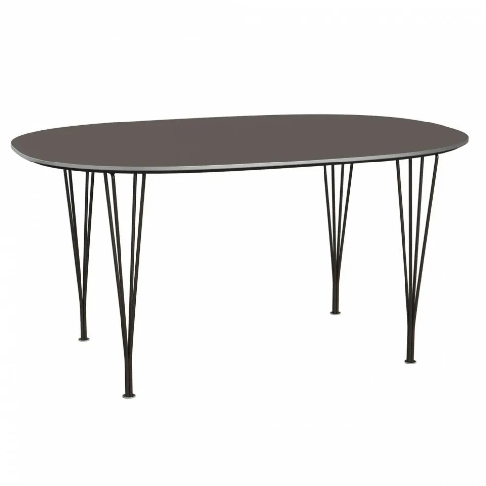 B612 Super-elliptischer Tisch Laminat 150x100x72cm