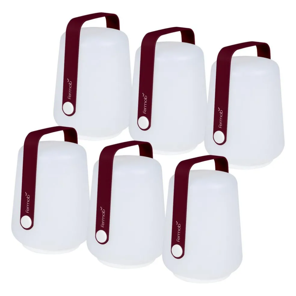 Balad LED Akkuleuchte 6er Set H 12cm