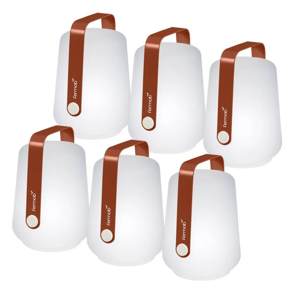 Balad LED Akkuleuchte 6er Set H 12cm