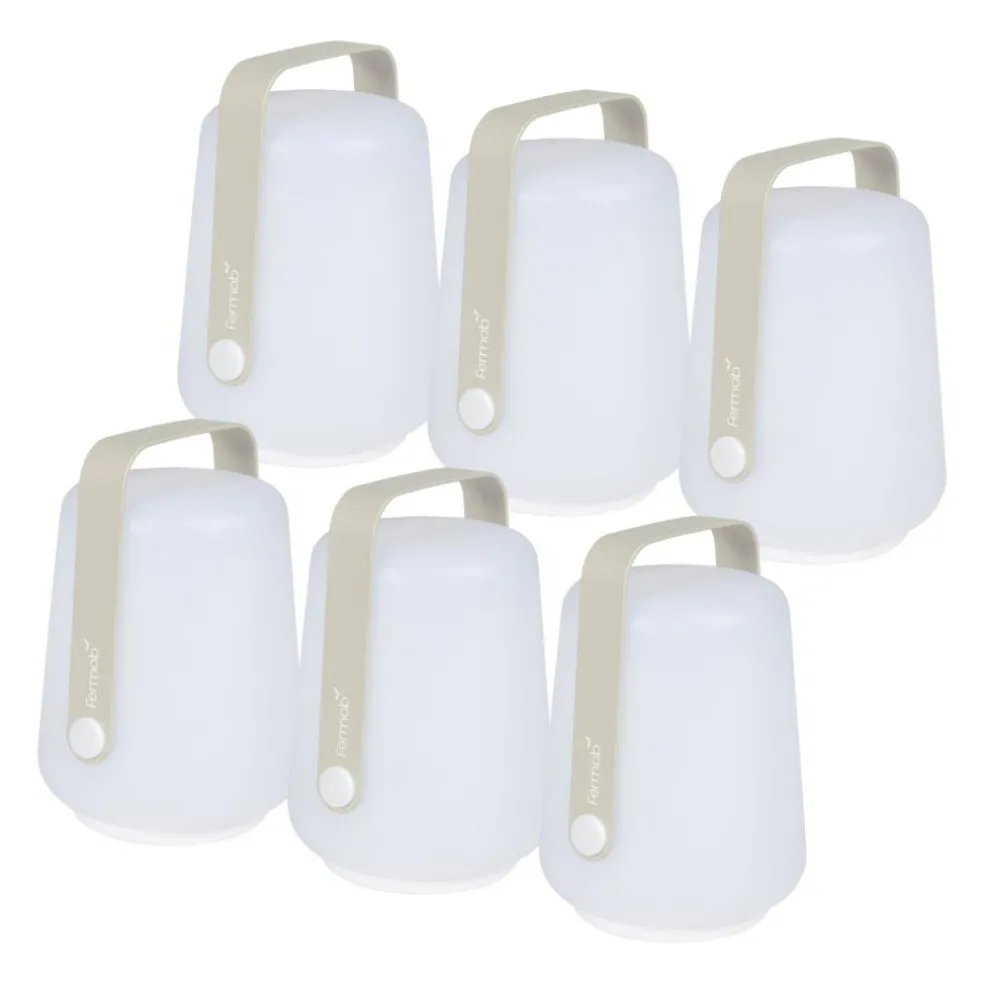 Balad LED Akkuleuchte 6er Set H 12cm