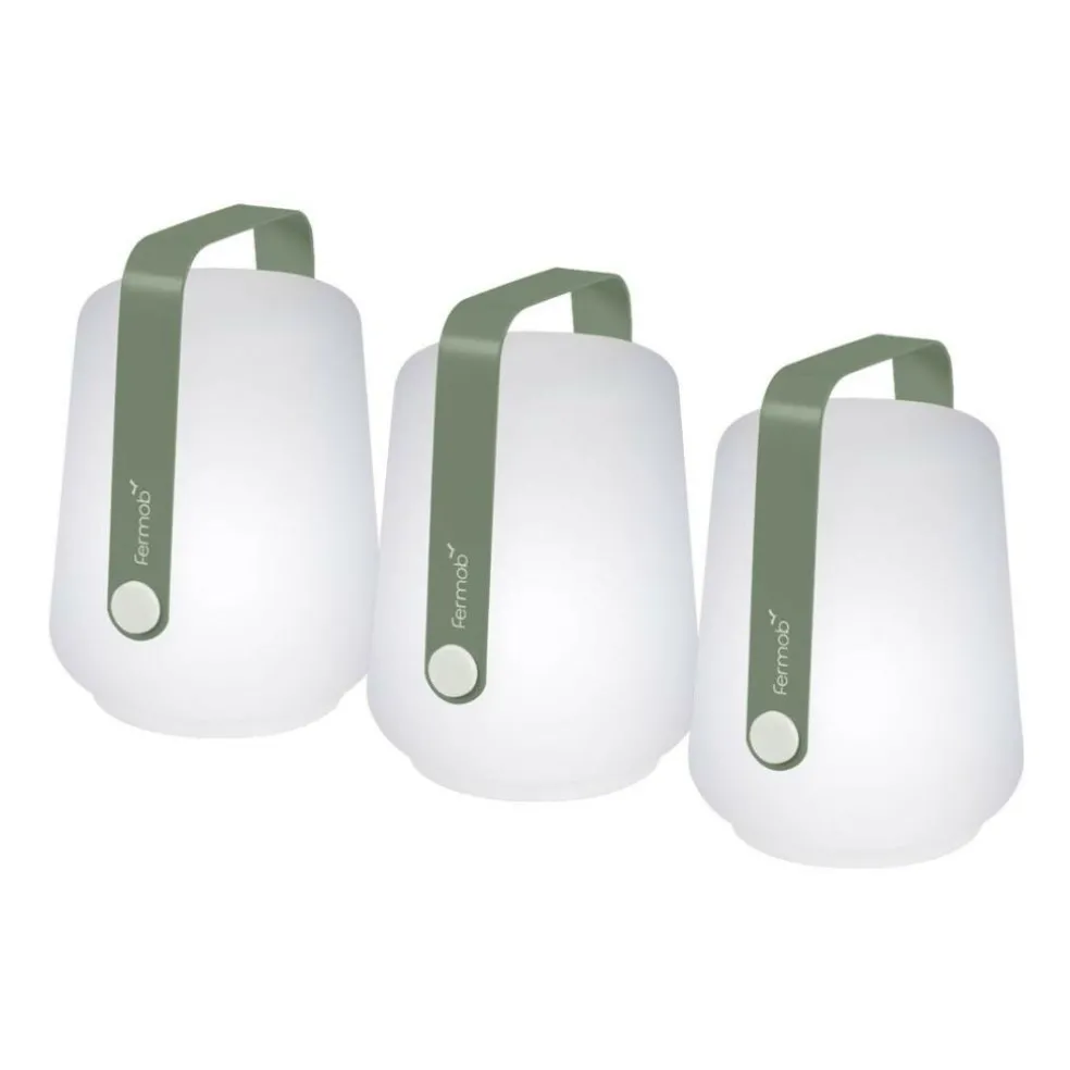 Balad LED Akkuleuchte 3er Set H 12cm