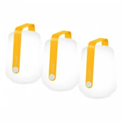Balad LED Akkuleuchte 3er Set H 12cm