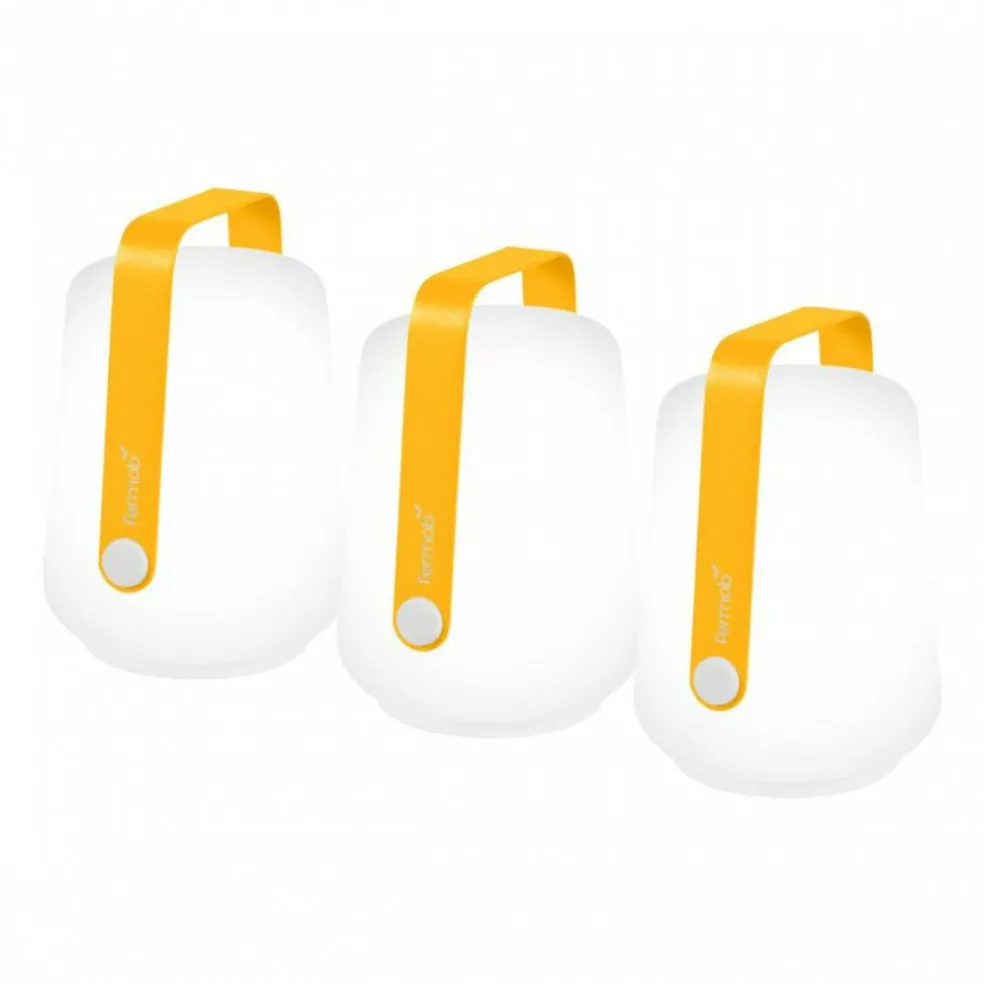 Balad LED Akkuleuchte 3er Set H 12cm