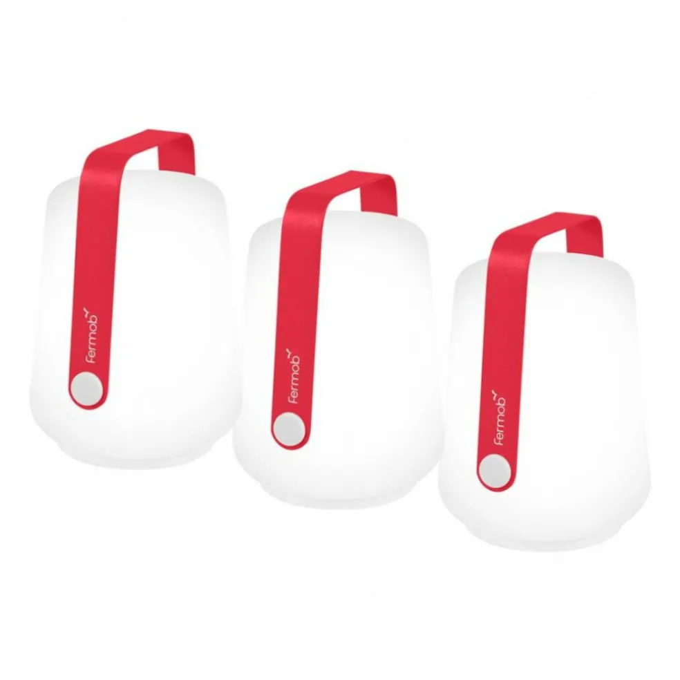 Balad LED Akkuleuchte 3er Set H 12cm