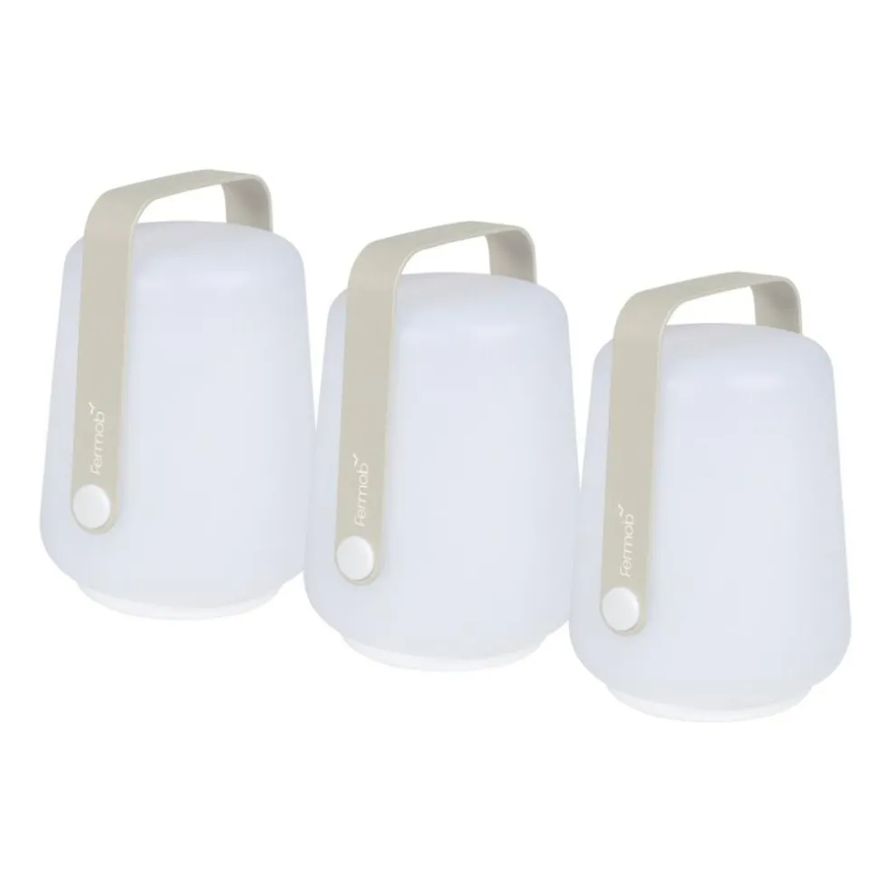 Balad LED Akkuleuchte 3er Set H 12cm