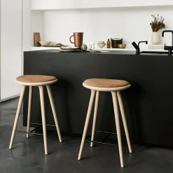 Barhocker Gestell Eiche H 69cm