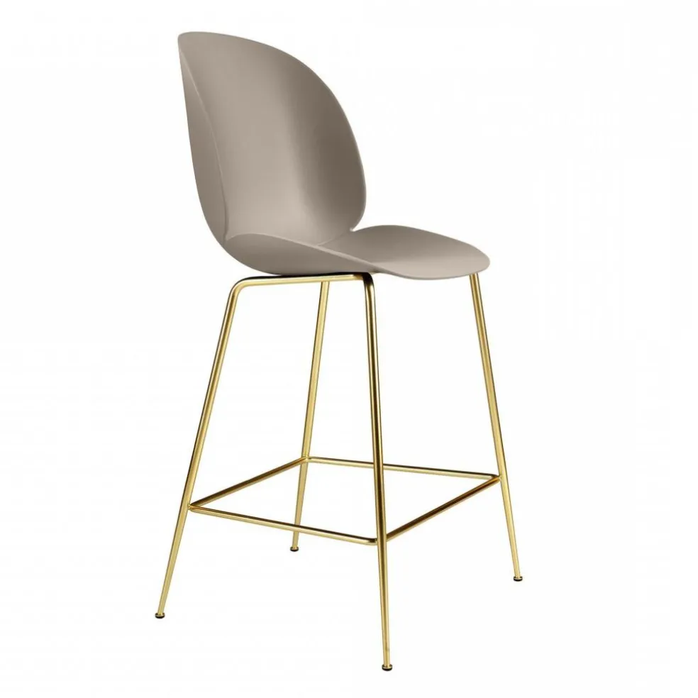 Beetle Barhocker Gestell messing 108cm