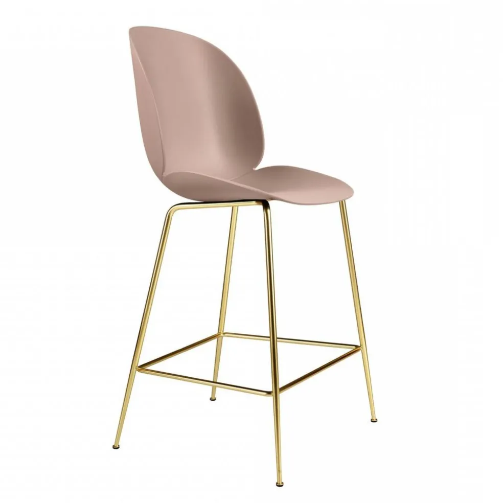 Beetle Barhocker Gestell messing 108cm