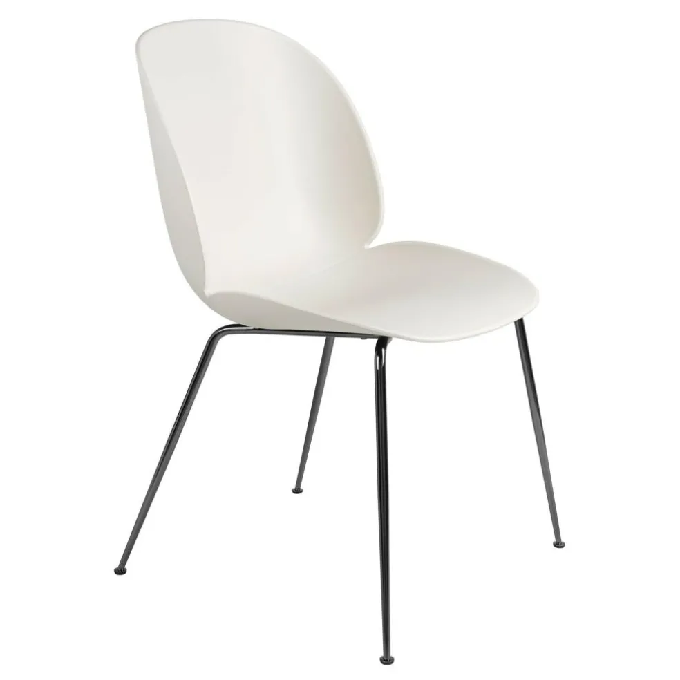 Beetle Stuhl Gestell schwarz-chrom