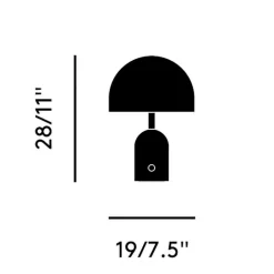 Bell LED Tischleuchte mit Akku
