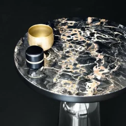 Bell Side Table Beistelltisch Messing Marmor