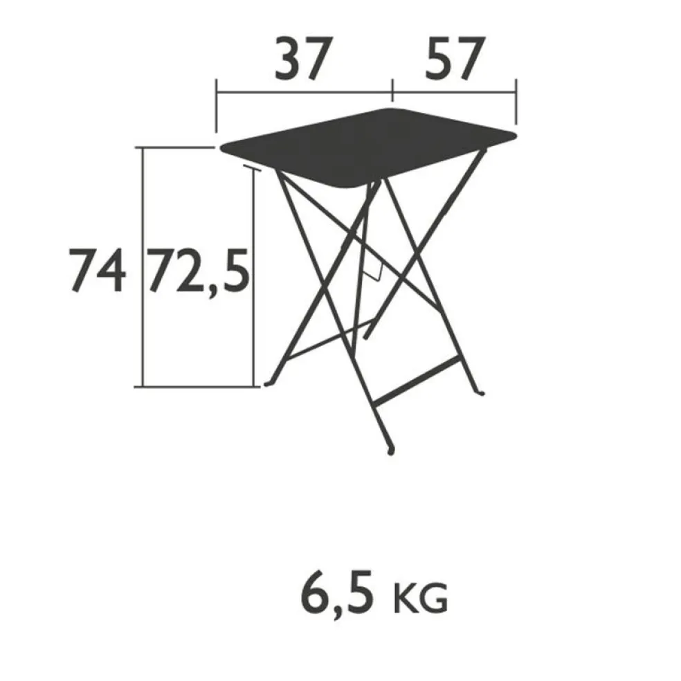 Bistro Klapptisch 37x57cm