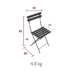 Bistro Metall Klappstuhl 6er Set