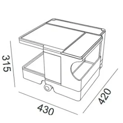 Boby 1/0 Rollcontainer XS