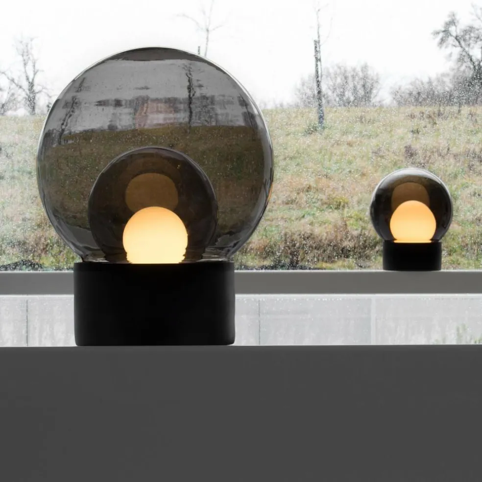 Boule Small Tischleuchte Sockel schwarz