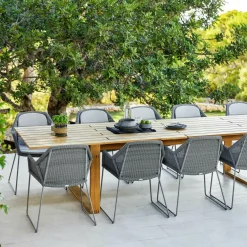 Breeze Gartenarmlehnstuhl mit Kufen