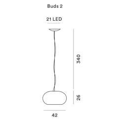 Buds 2 LED Pendelleuchte