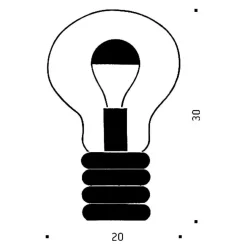 Bulb Brass Tischleuchte