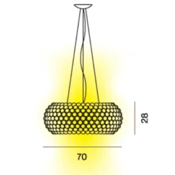 Caboche Plus Grande LED Pendelleuchte