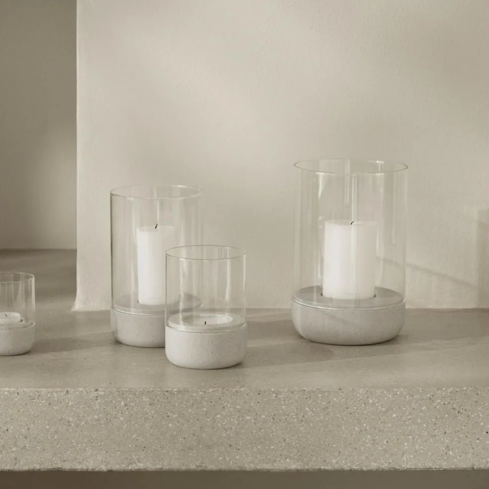 Calma Windlicht Polyresin L