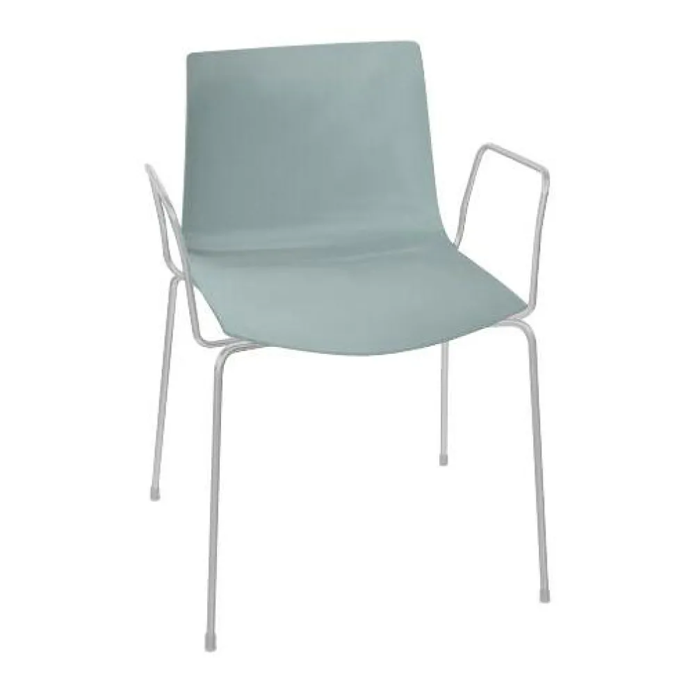 Catifa 46 0251 Armlehnstuhl einfarbig Gestell Chrom